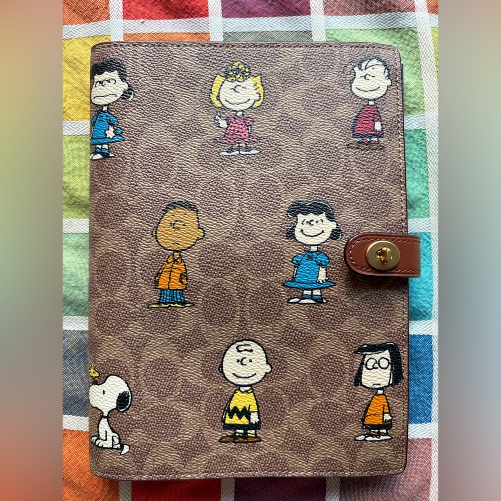 ๐ถ๐๐ถ COACH X PEANUTS NOTEBOOK IN SIGNATURE CANVAS ๐ถ๐๐ถ NWT ๐ถ๐๐ถ - Picture 11 of 15
